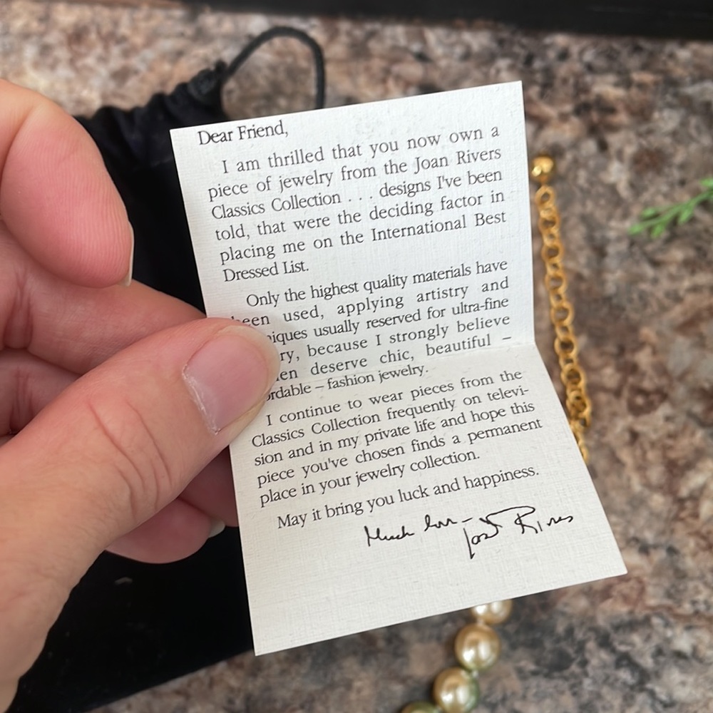 JOAN RIVERS NECKLACE - Picture 11 of 13